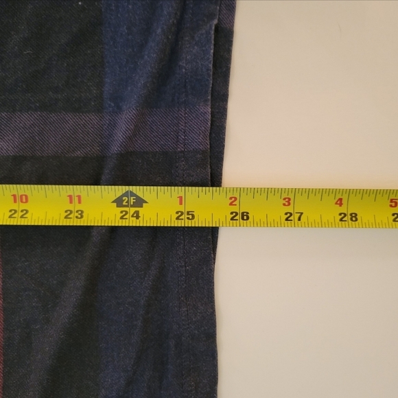 Burberry Brit Purple Plaid Top SzL - Picture 9 of 9